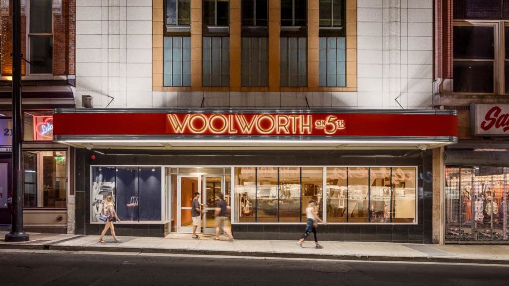 Woolworth on 5th Exterior Image in Nashville, TN - Architectural Photography