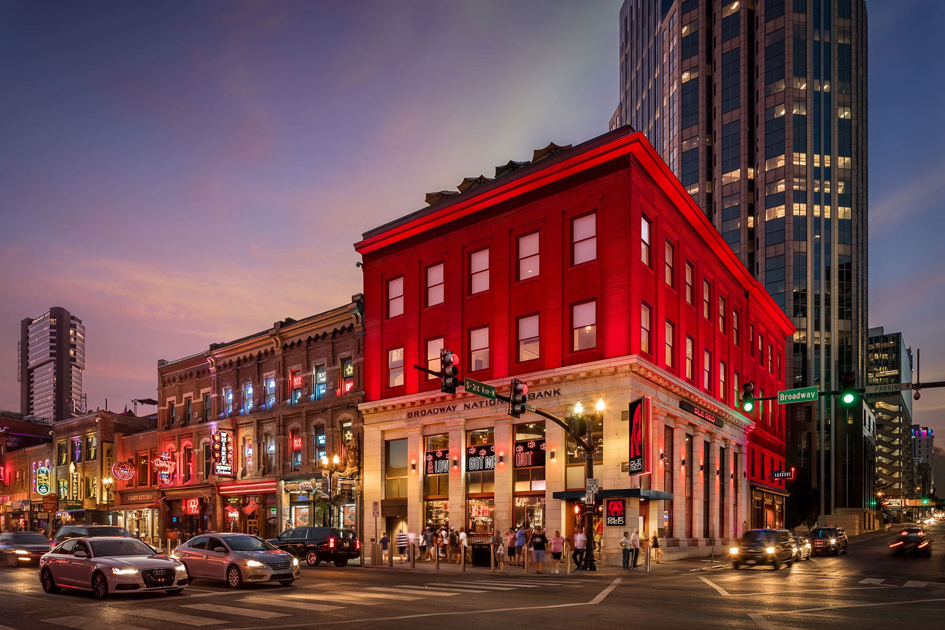 Ole Red Dusk Twilight Photo Nashville TN Architecture and Commercial Photography