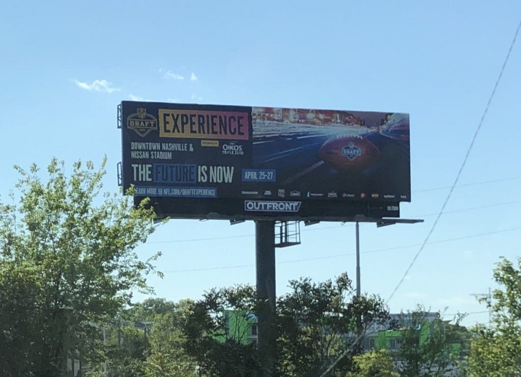 My billboard in Nashville