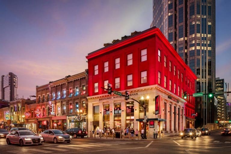 Exterior Architecture view of Ole Red on Broadway in Downtown Nashville, Tennessee