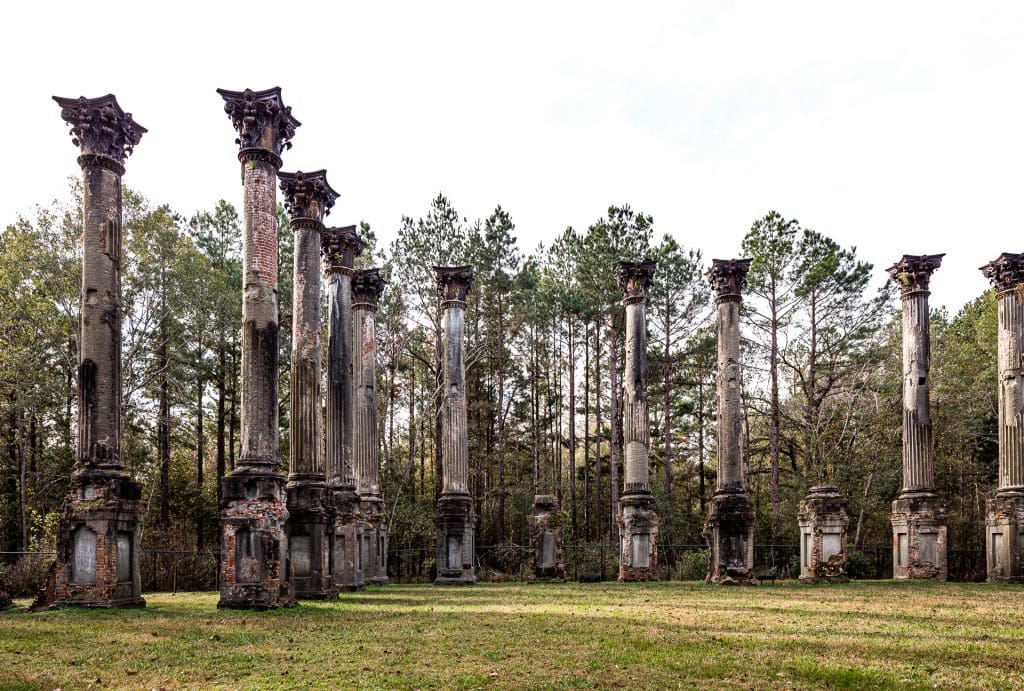 Windsor Castle Ruins,Port Gibson,Claiborne County,MS,Mississippi,Plantation 