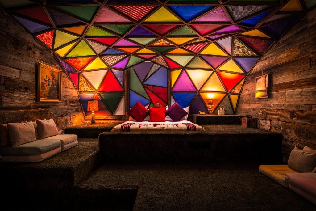 21c Hotel in Louisville, Kentucky. Asleep in the Cyclone Interior Architectural Photograph.