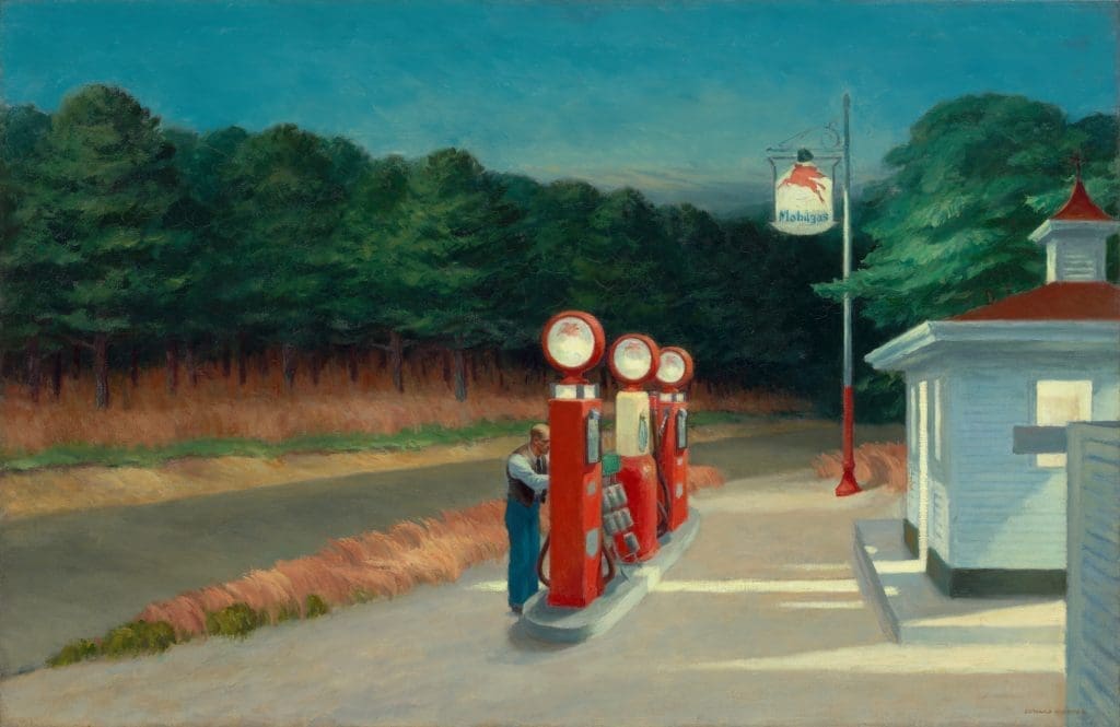 Edward Hopper's Original Work "Gas"