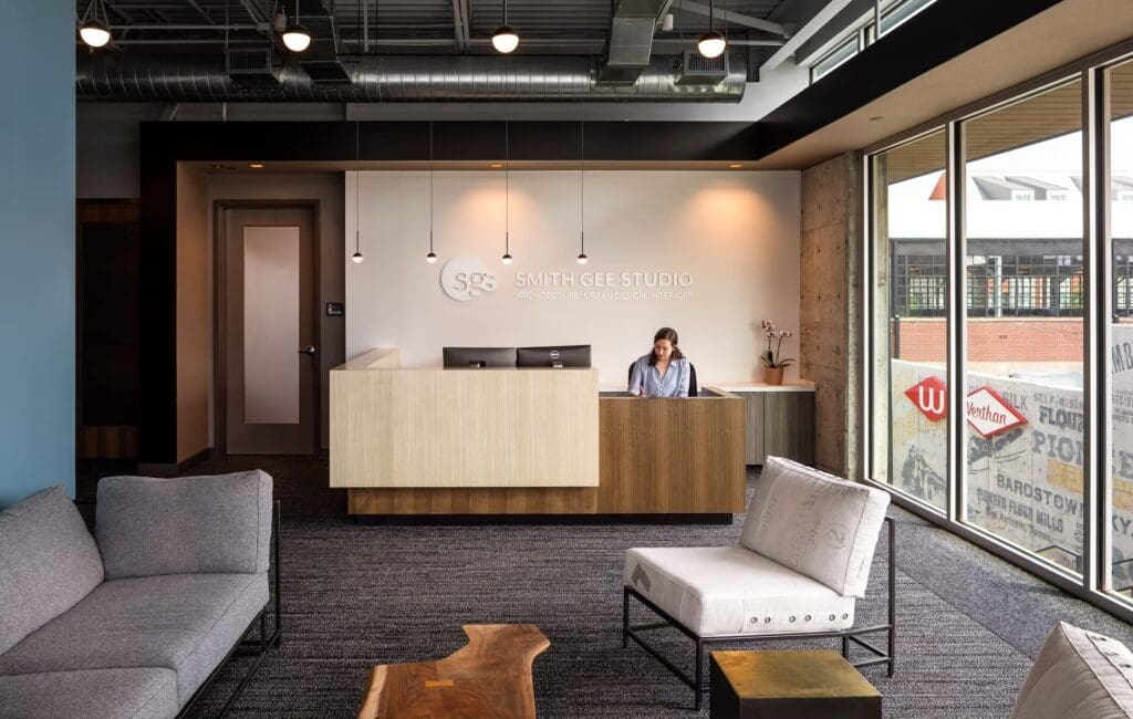 smith gee studios lobby interior photography