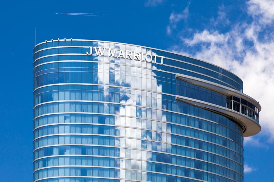 JW Marriott in Nashville. Interior Photographs, Exterior Architecture and Hospitality photos by Parker Studios.
