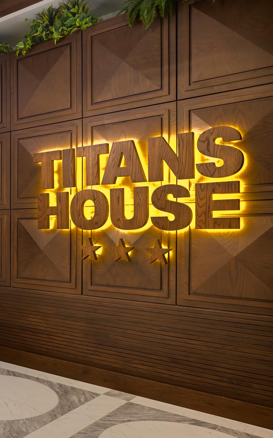 Tennessee Titans House Fan Experience Center, Nashville, TN, lobby