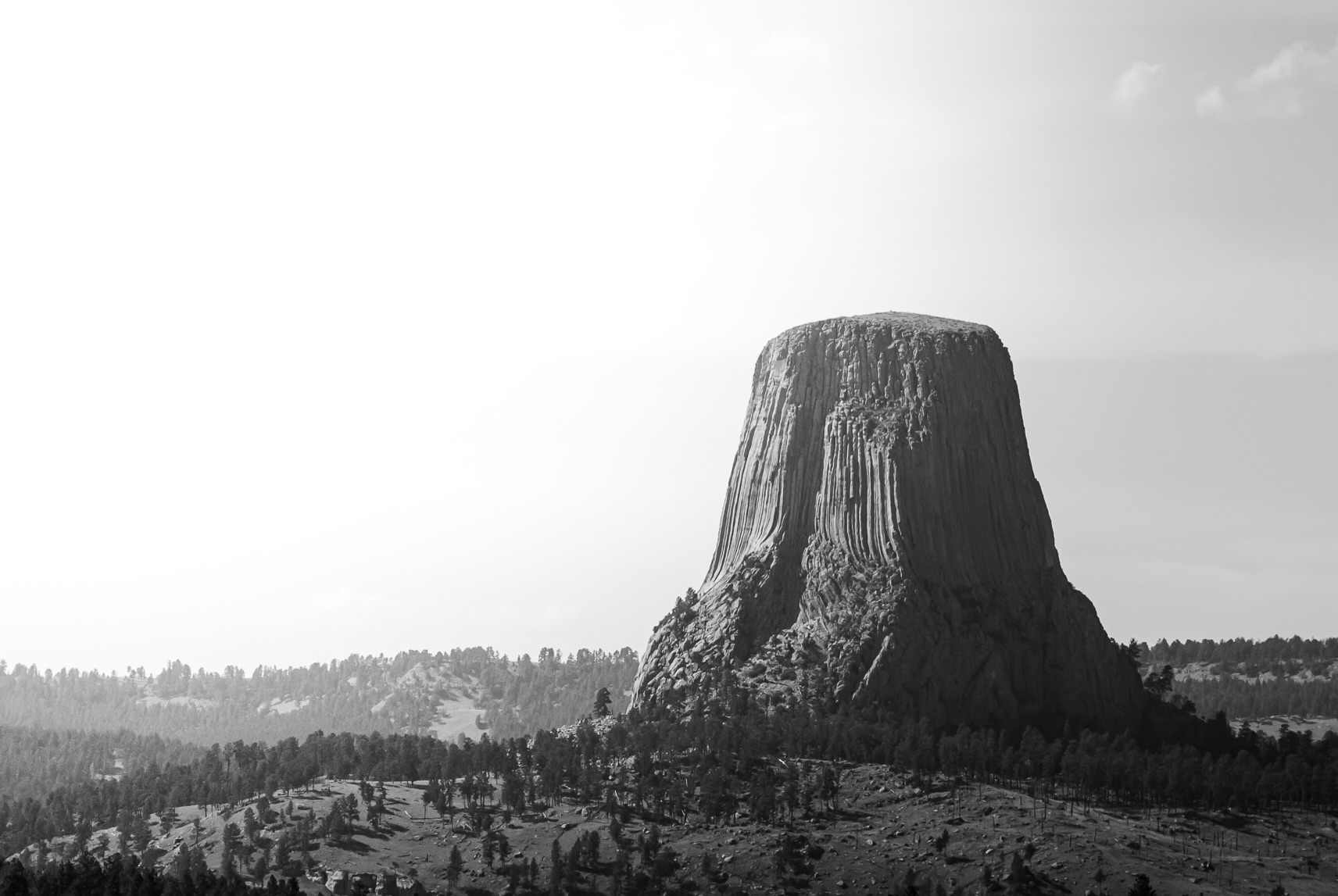 Devils Tower National Monument. #landscapephotography #blackandwhitephotography #devilstower